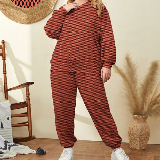 Check Pattern Loungewear Set for Women – Stylish Design, Soft Fabric, Smooth Comfort & Easy Wear